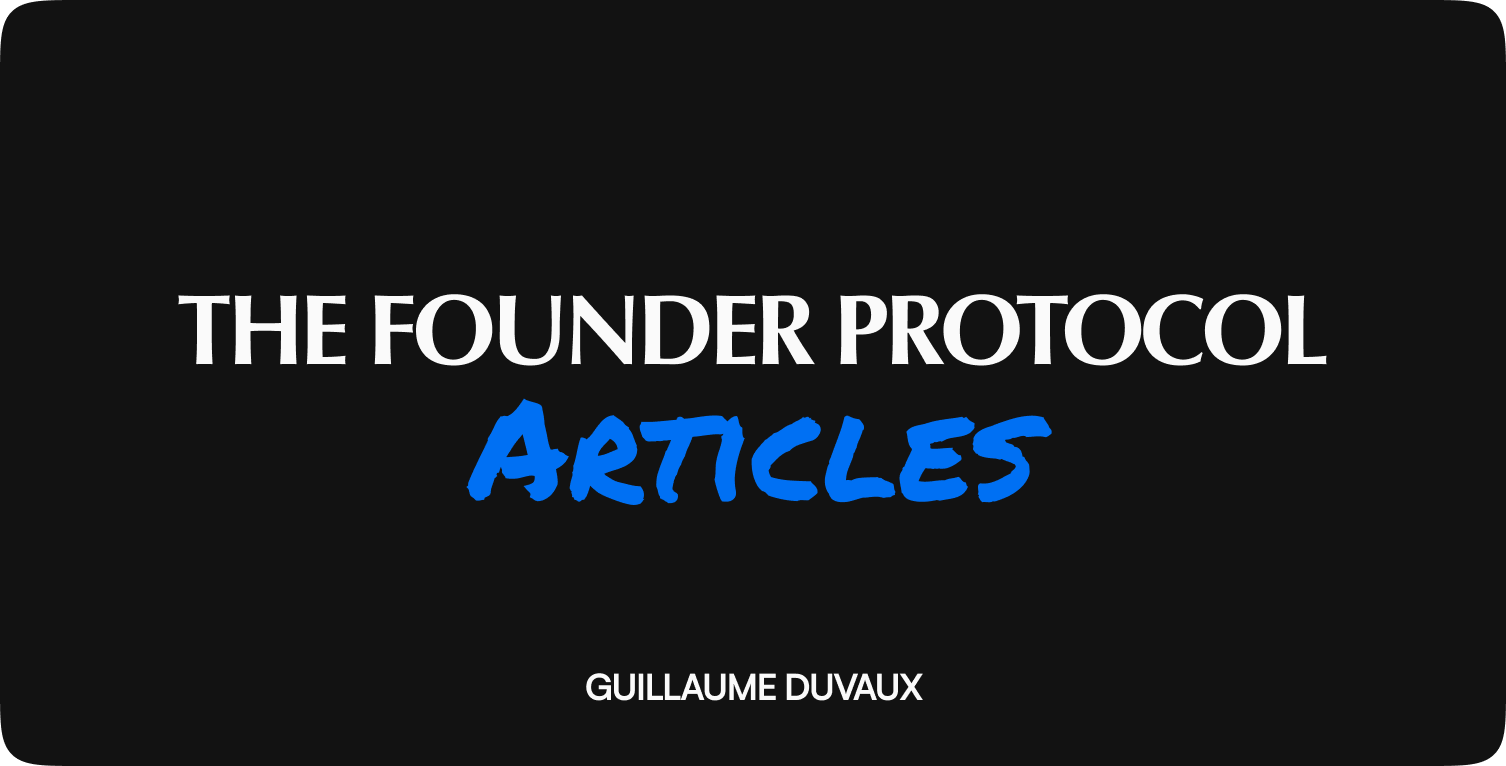 The Founder Protocol Articles